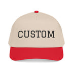 Custom Baseball Cap Two Toned Mid Profile Baseball Cap