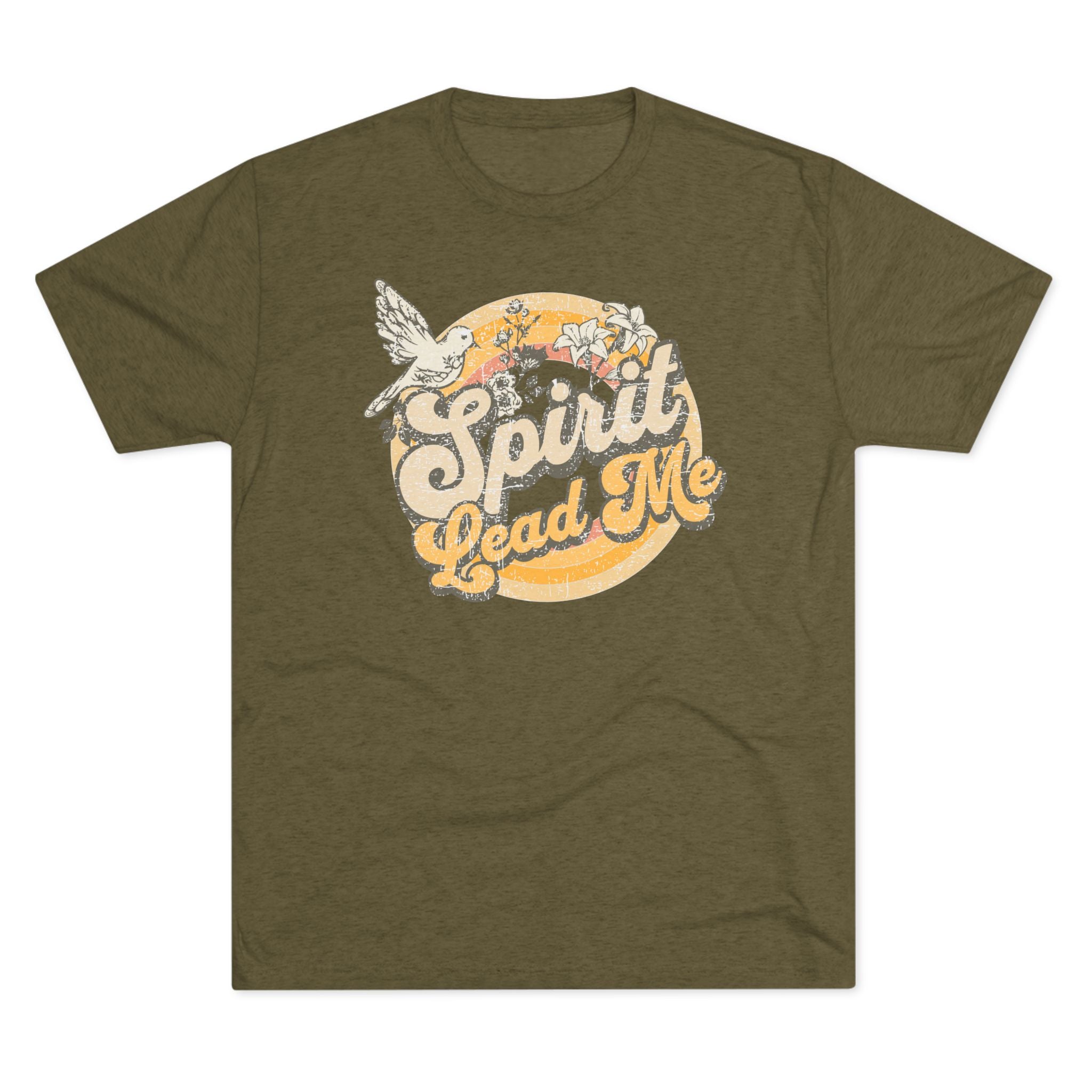 Spirit Lead Me Retro Crew T-Shirt — Buttery Soft Everyday Tee