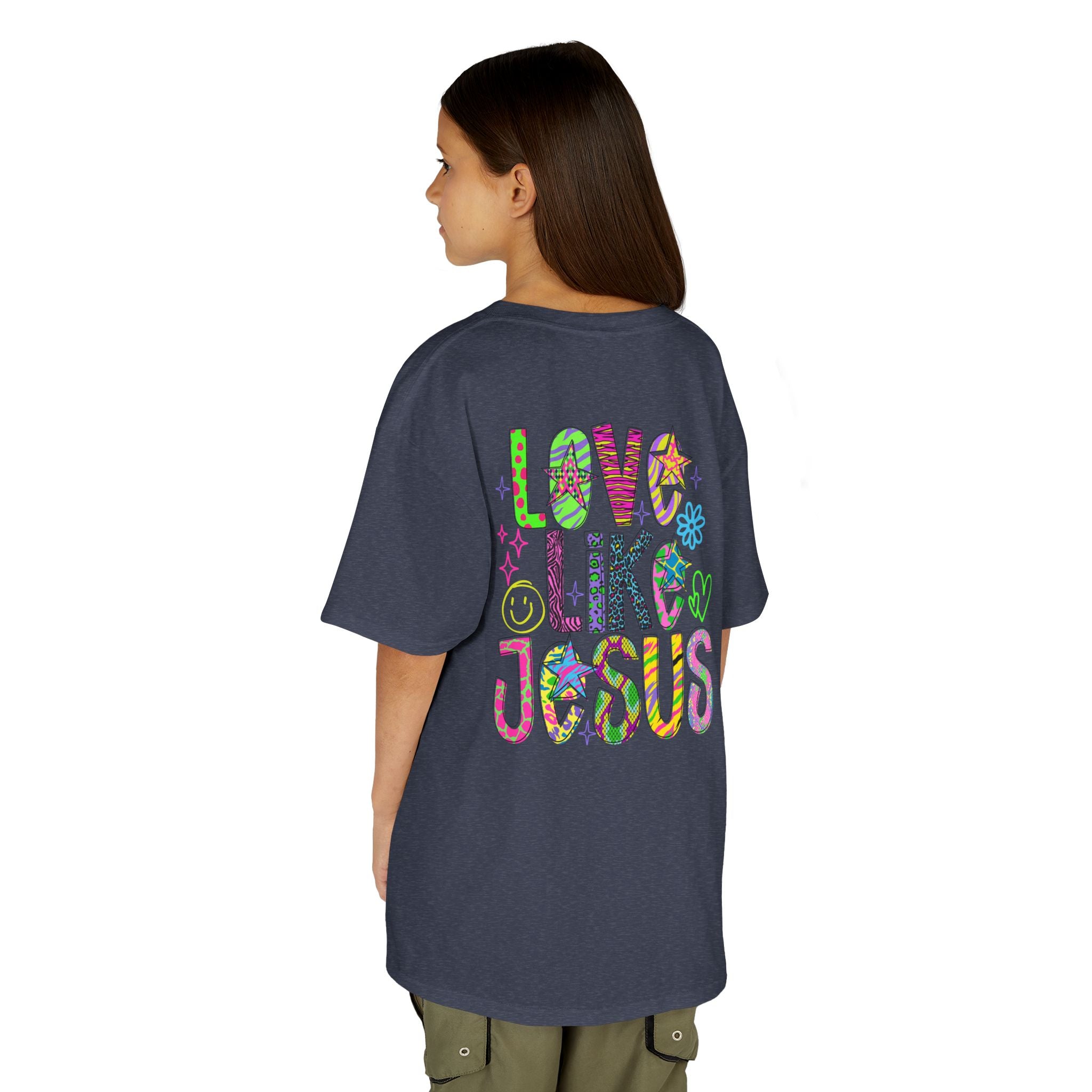Kids "Love Like Jesus" T-Shirt — Colorful Christian Kids Tee