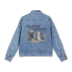 Spiritual Jacket - Christian Rolling Stones Vintage Backprint Denim Jacket — Men’s Rock Band Jean Jacket