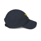 Moon Eye Dad Cap — Embroidered Crescent Moon & Stars Baseball Hat
