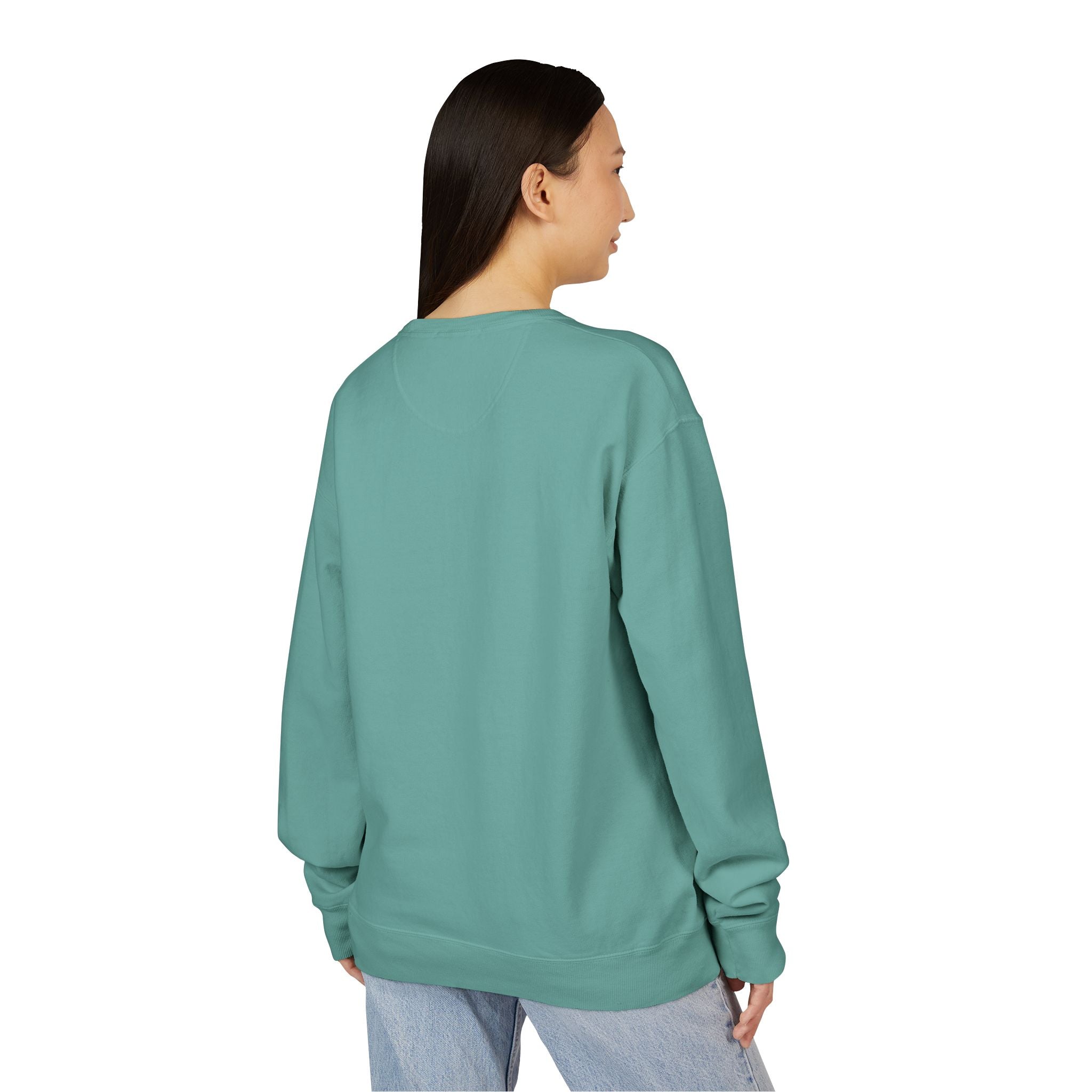 Custom Crewneck Sweatshirt — Vintage Garment-Dyed Comfort