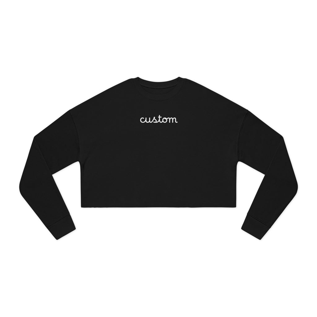 Custom Women's Cropped Sweatshirt - Casual Cozy Crop Top