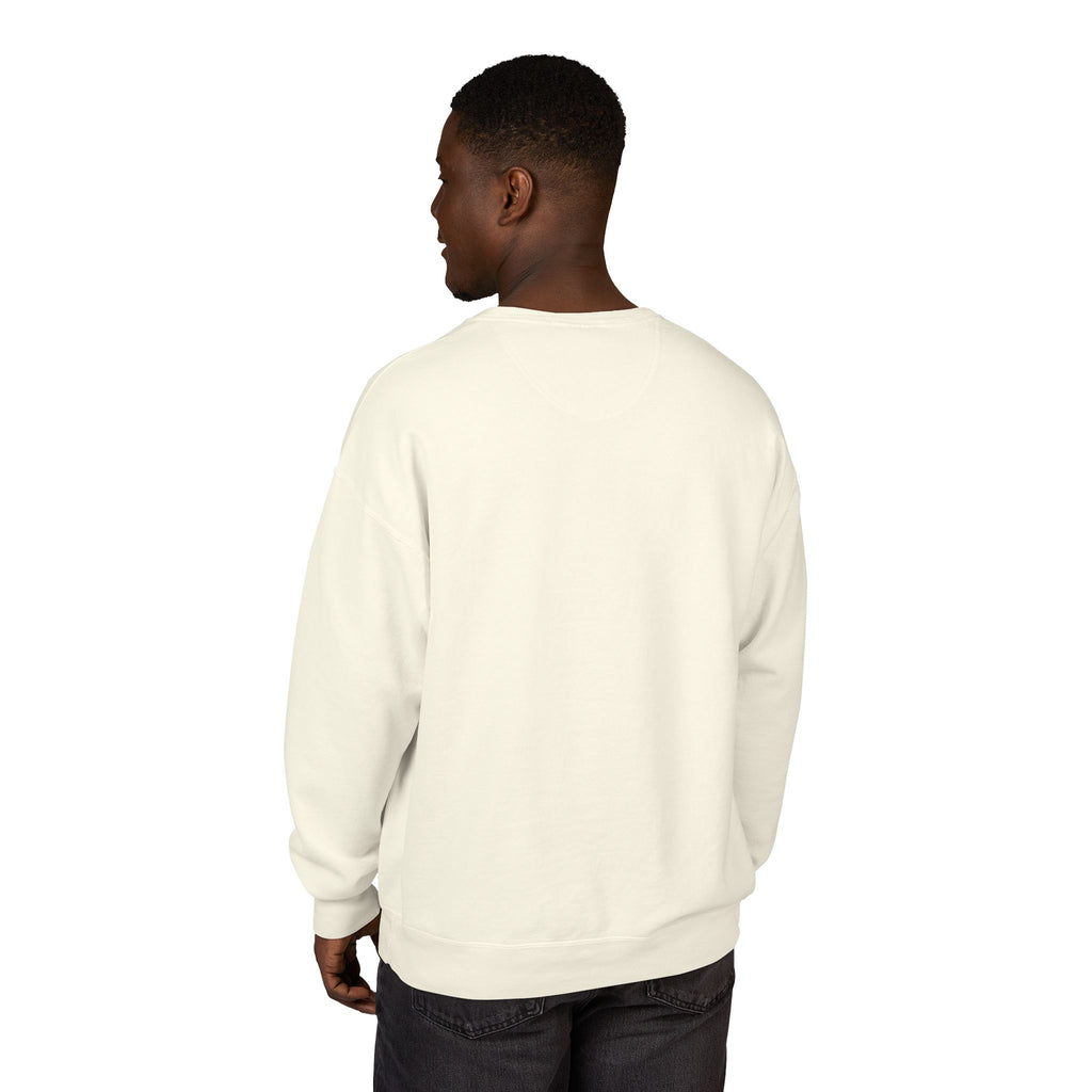 Custom Crewneck Sweatshirt — Vintage Garment-Dyed Comfort