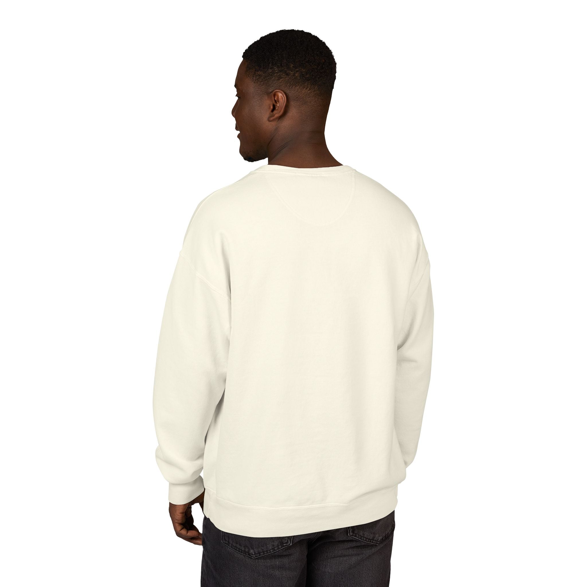 Custom Crewneck Sweatshirt — Vintage Garment-Dyed Comfort