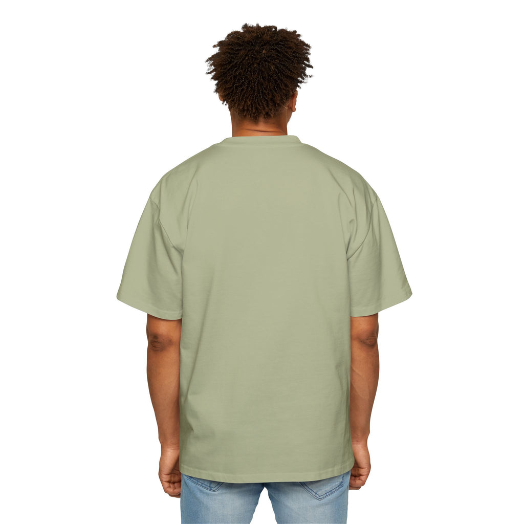 Custom T-Shirt - Custom Text Oversized Tee — Men's Personalized White T-Shirt