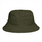 Brown Bucket Hat with Colorful Caterpillar Graphic