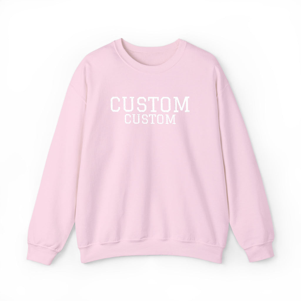 Embroidered Custom Vintage-Style Crewneck Sweatshirt