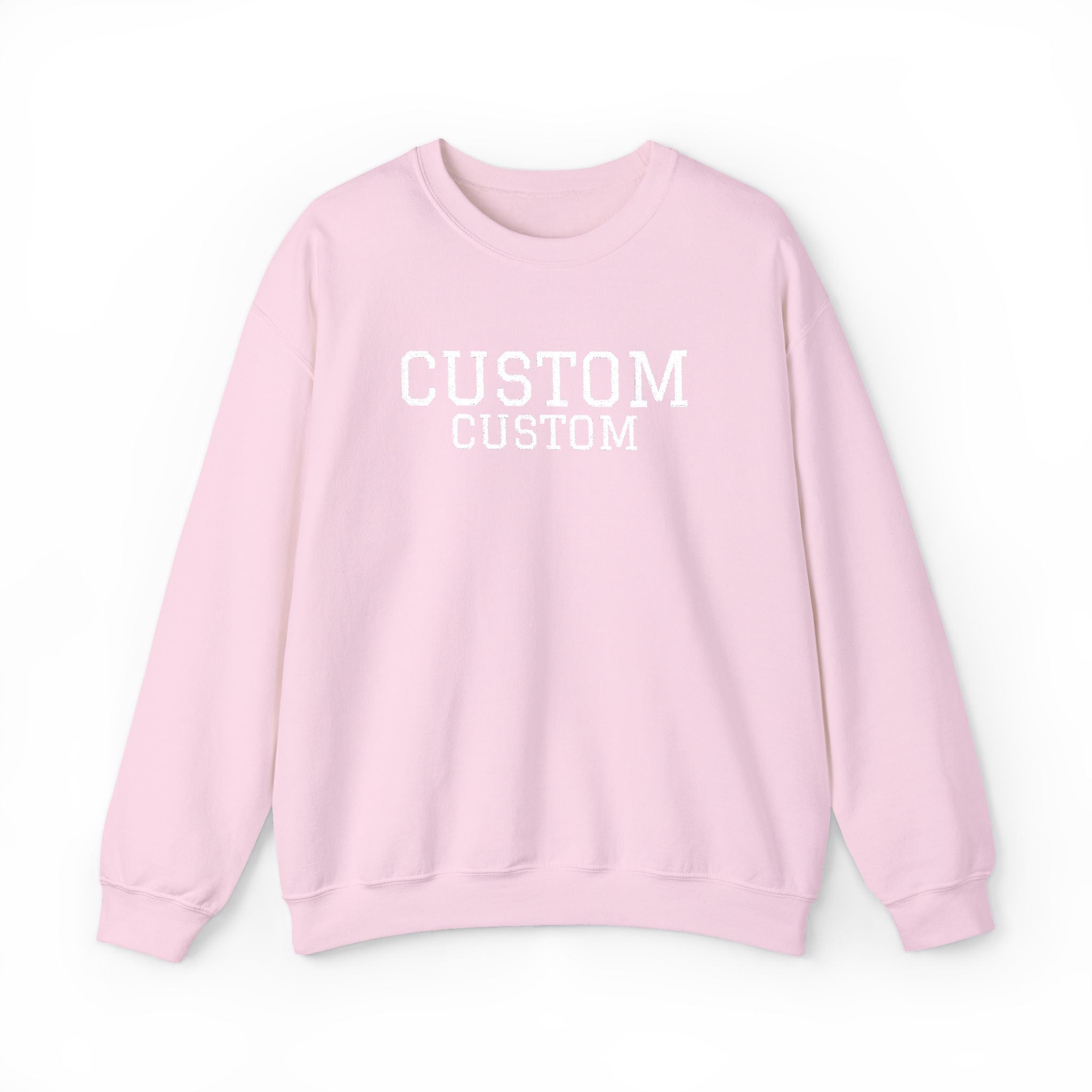 Embroidered Custom Vintage-Style Crewneck Sweatshirt