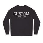 Custom Text Crewneck Sweatshirt — Personalized College-Style Pullover