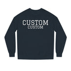 Custom Text Crewneck Sweatshirt — Personalized College-Style Pullover