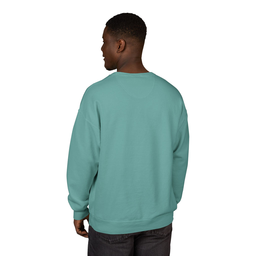 Custom Crewneck Sweatshirt — Vintage Garment-Dyed Comfort