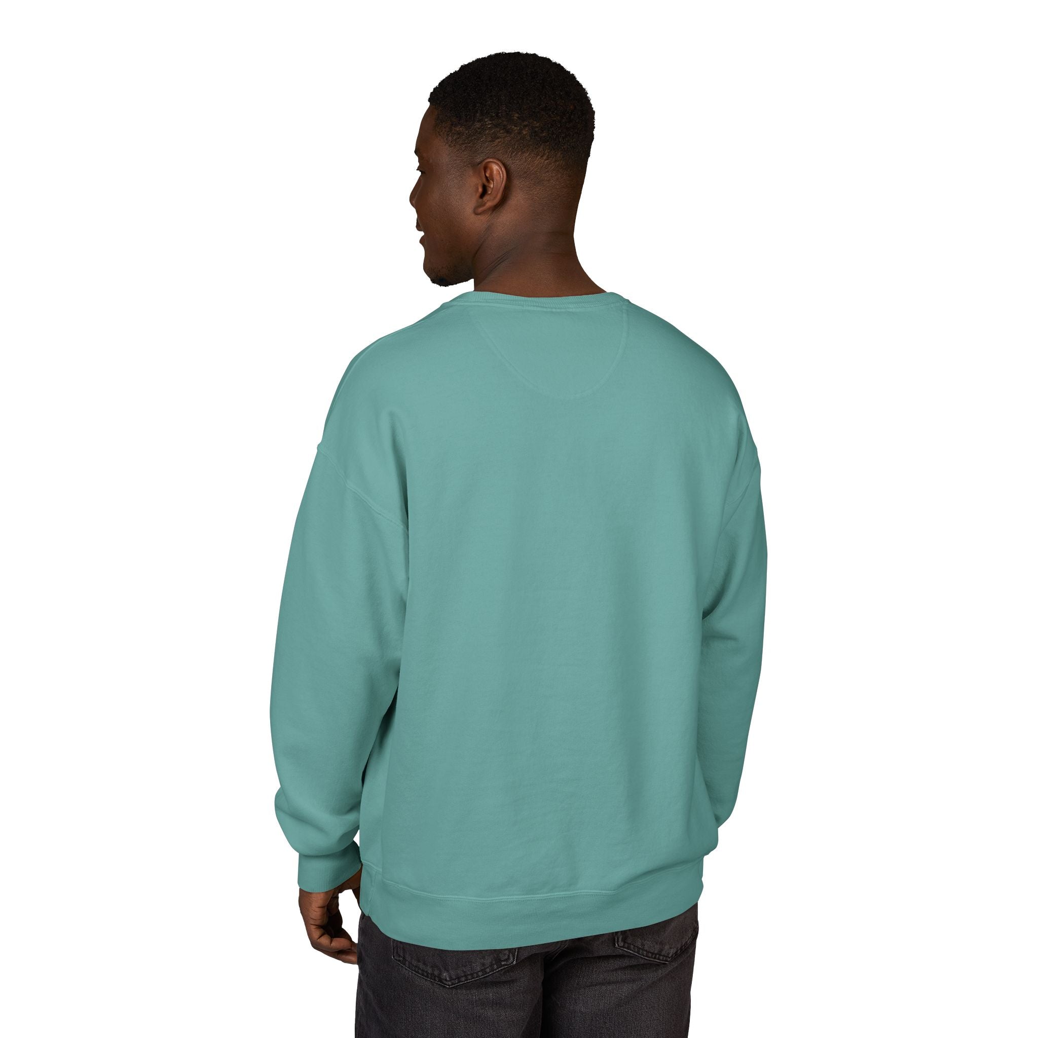 Custom Crewneck Sweatshirt — Vintage Garment-Dyed Comfort