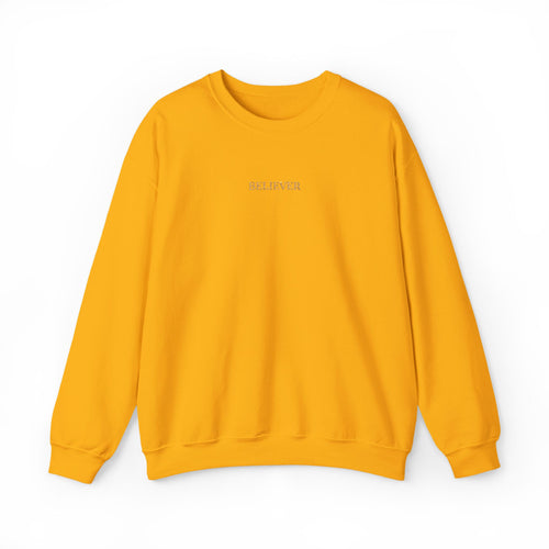 BELIEVER Tone-on-Tone Embroidered Sweatshirt | Minimalist Unisex Crewneck | Soft, Premium Cozy Wear