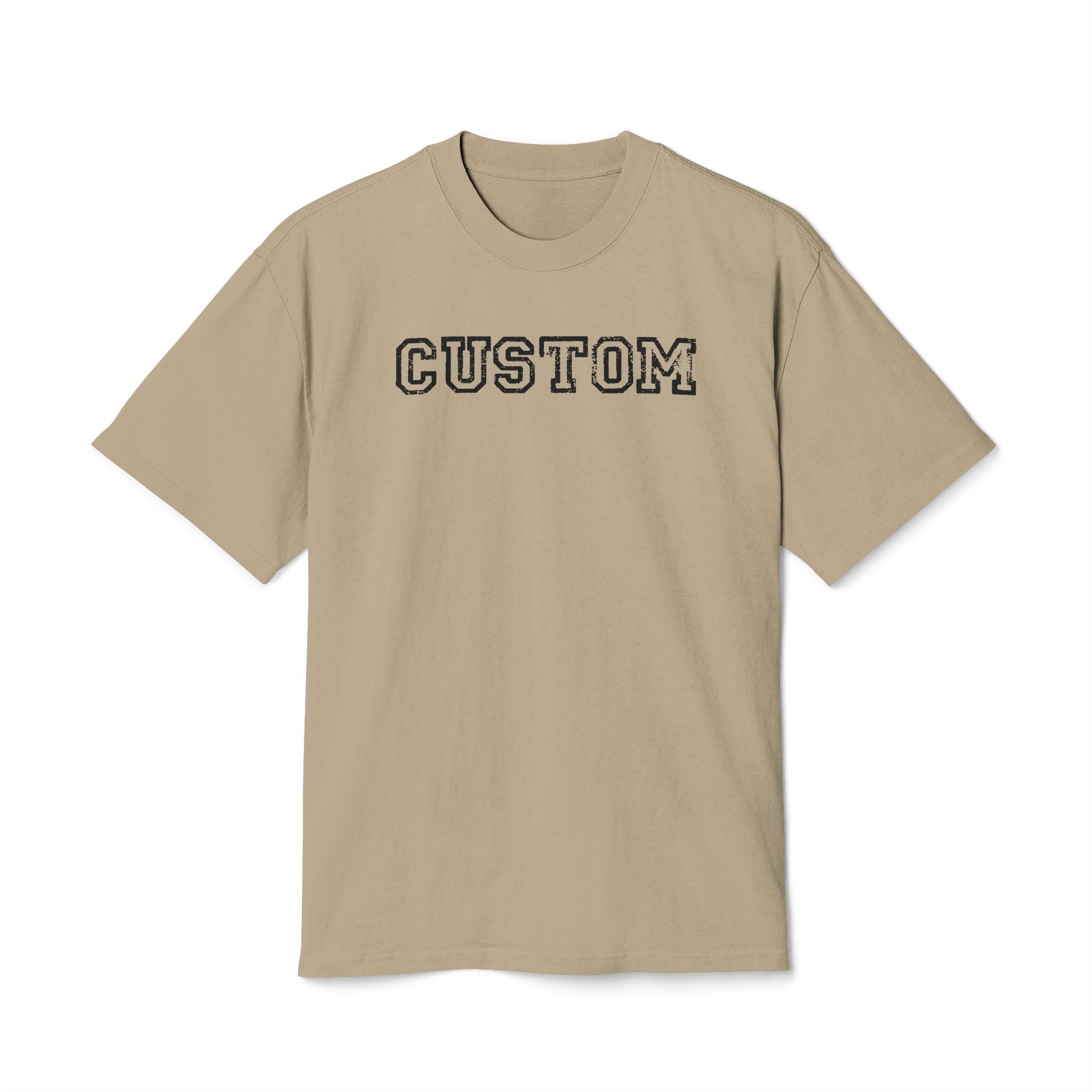 Vintage Varsity Lettering Tee — Custom Classic School & Sports Shirt