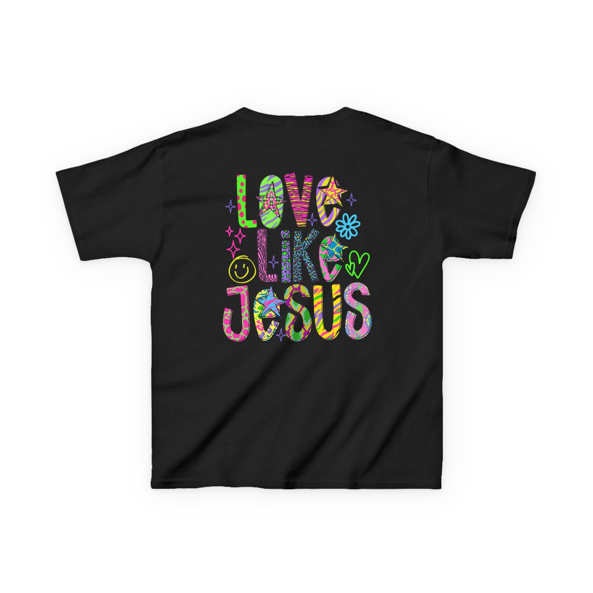 Kids "Love Like Jesus" T-Shirt — Colorful Christian Kids Tee