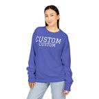 Custom Crewneck Sweatshirt — Vintage Garment-Dyed Comfort