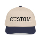 Custom Baseball Cap Two Toned Mid Profile Baseball Cap
