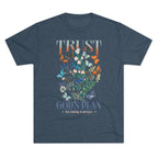 Trust God's Plan Butterflies T-Shirt — Butter-Soft Oversized Tee