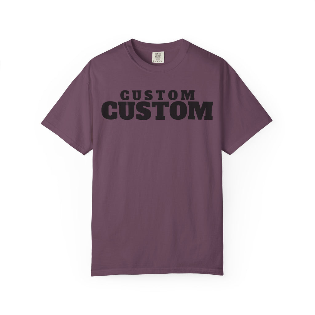 Custom Text T-Shirt — Personalized Bold Logo Tee