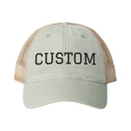 Custom Women's Hat  Washed Mesh-Back Cap Fun Patterns