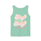 Comfort Colors Stay Salty Tank Top — Retro Pastel Beachy Graphic Matthew 5:13 Tank