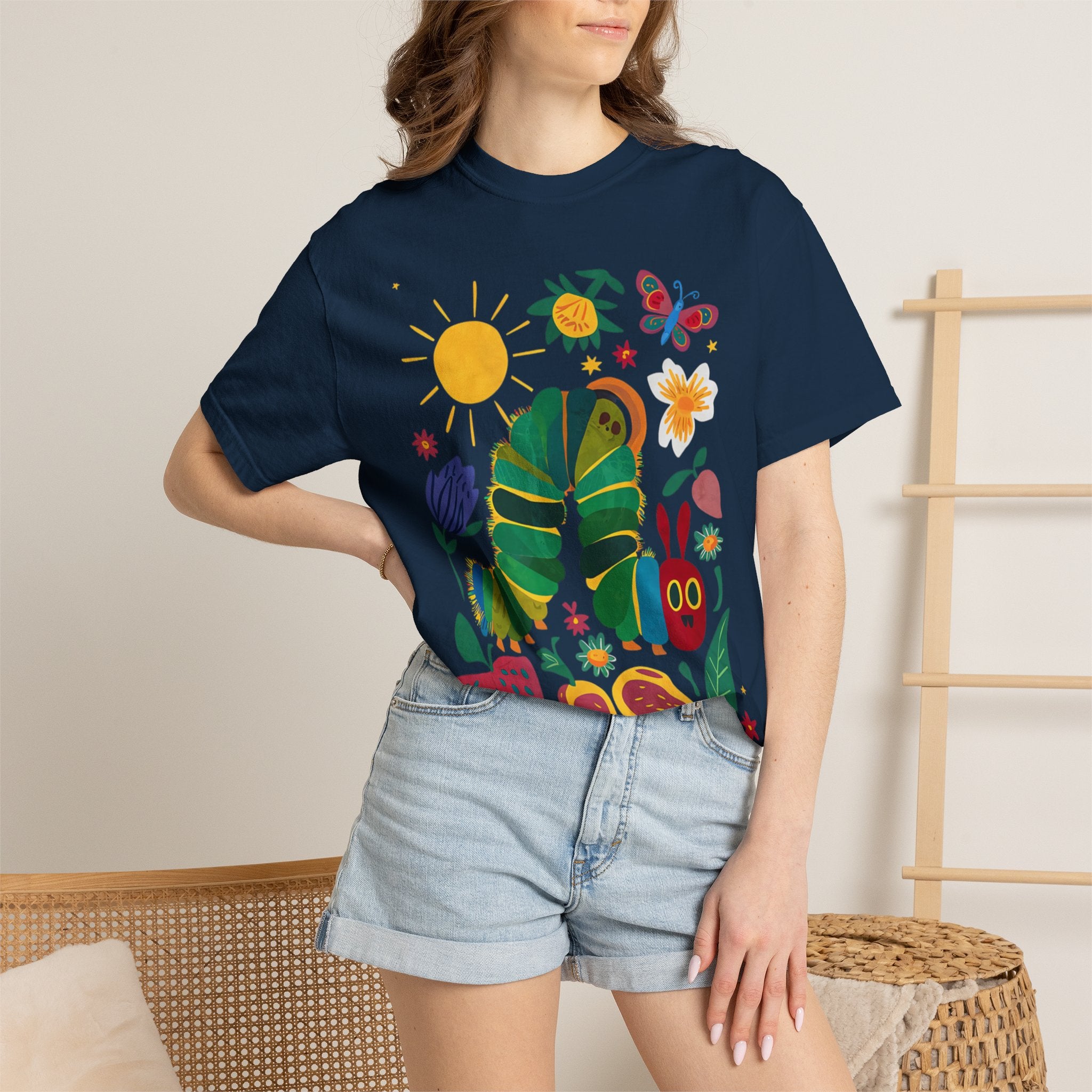 Very Hungry Caterpillar T-Shirt — Playful Teacher & Librarian Gift, Playful Spirit