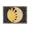 Woven Blanket — Sun and Moon Celestial Throw Blanket