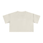 Custom T-Shirt - Custom Crop Top - Customizable Women's Crop Tee — Minimalist 'Custom Text Here' Chest Graphic