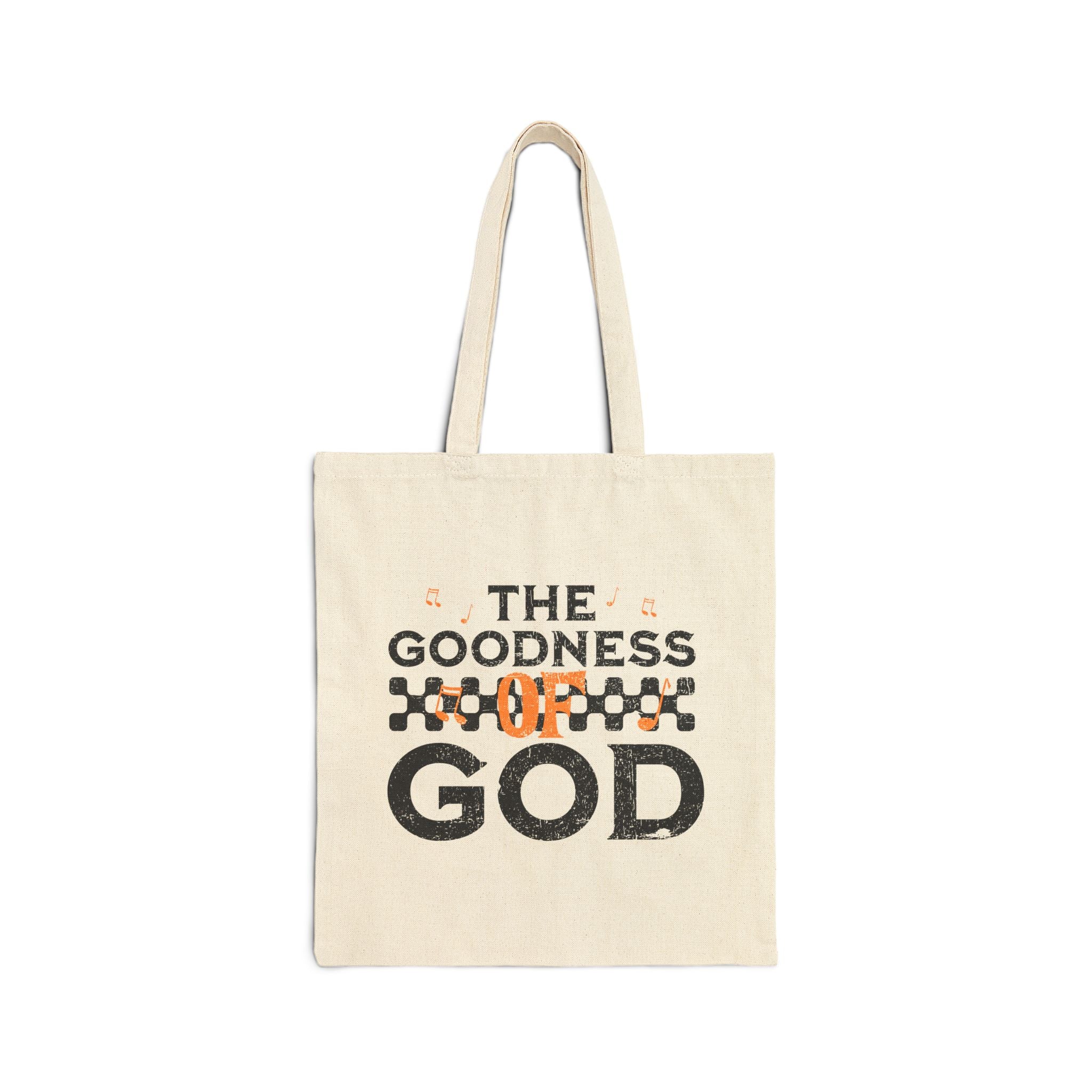 The Goodness of God Canvas Tote - Inspirational Christian Faith Grocery Bag