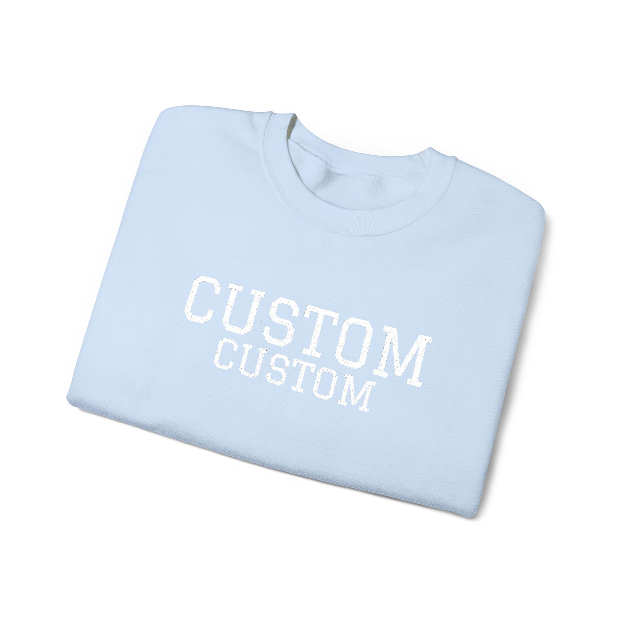 Embroidered Custom Vintage-Style Crewneck Sweatshirt