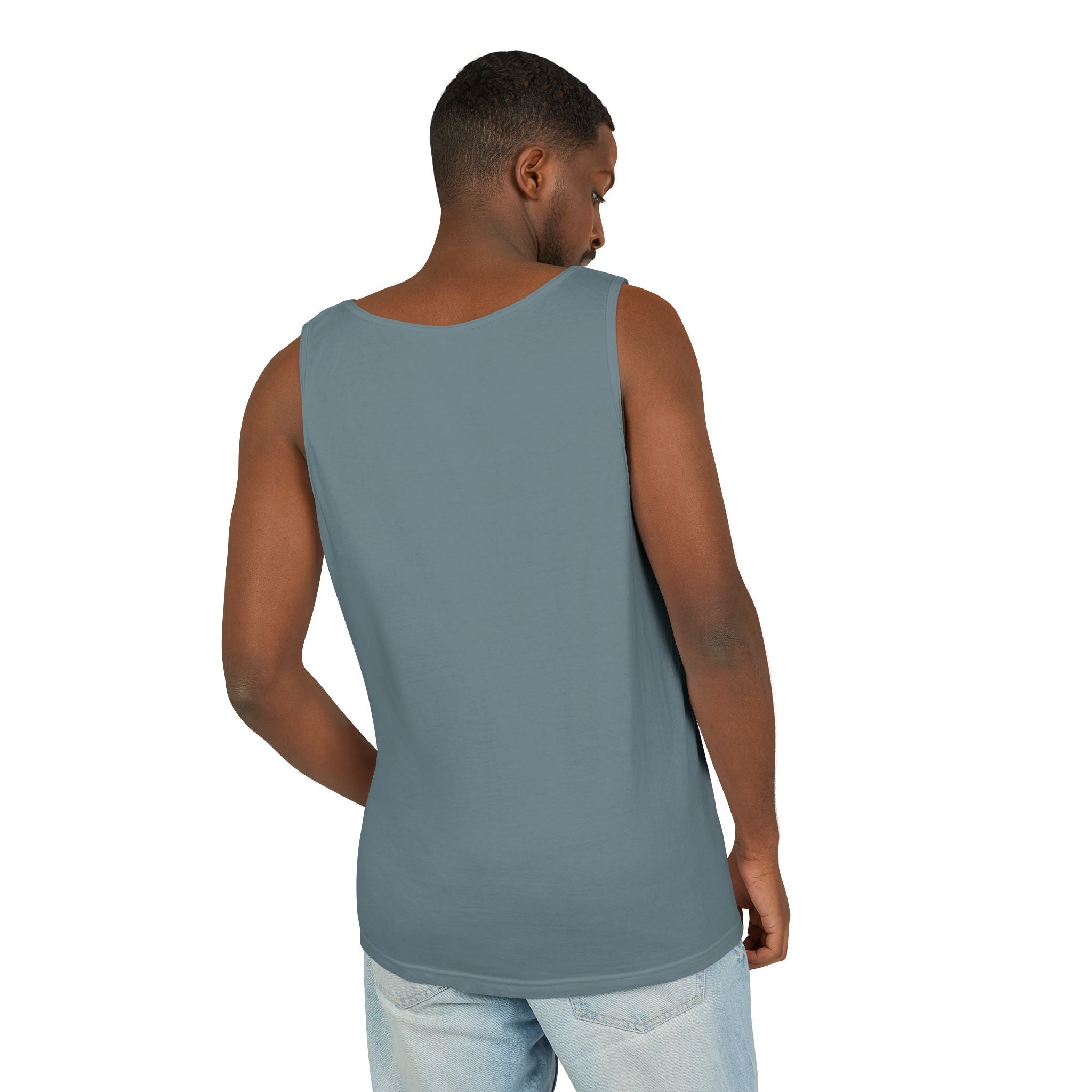 Fishers of Men Tank Top — Christian Fishing Graphic Tank ("Follow Me and I Will Make You" Matthew 4:19)