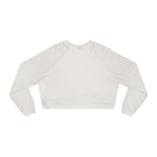 Cropped Pullover — Minimal Gold Moon, Star & Planet Graphic