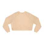 Cropped Pullover — Minimal Gold Moon, Star & Planet Graphic
