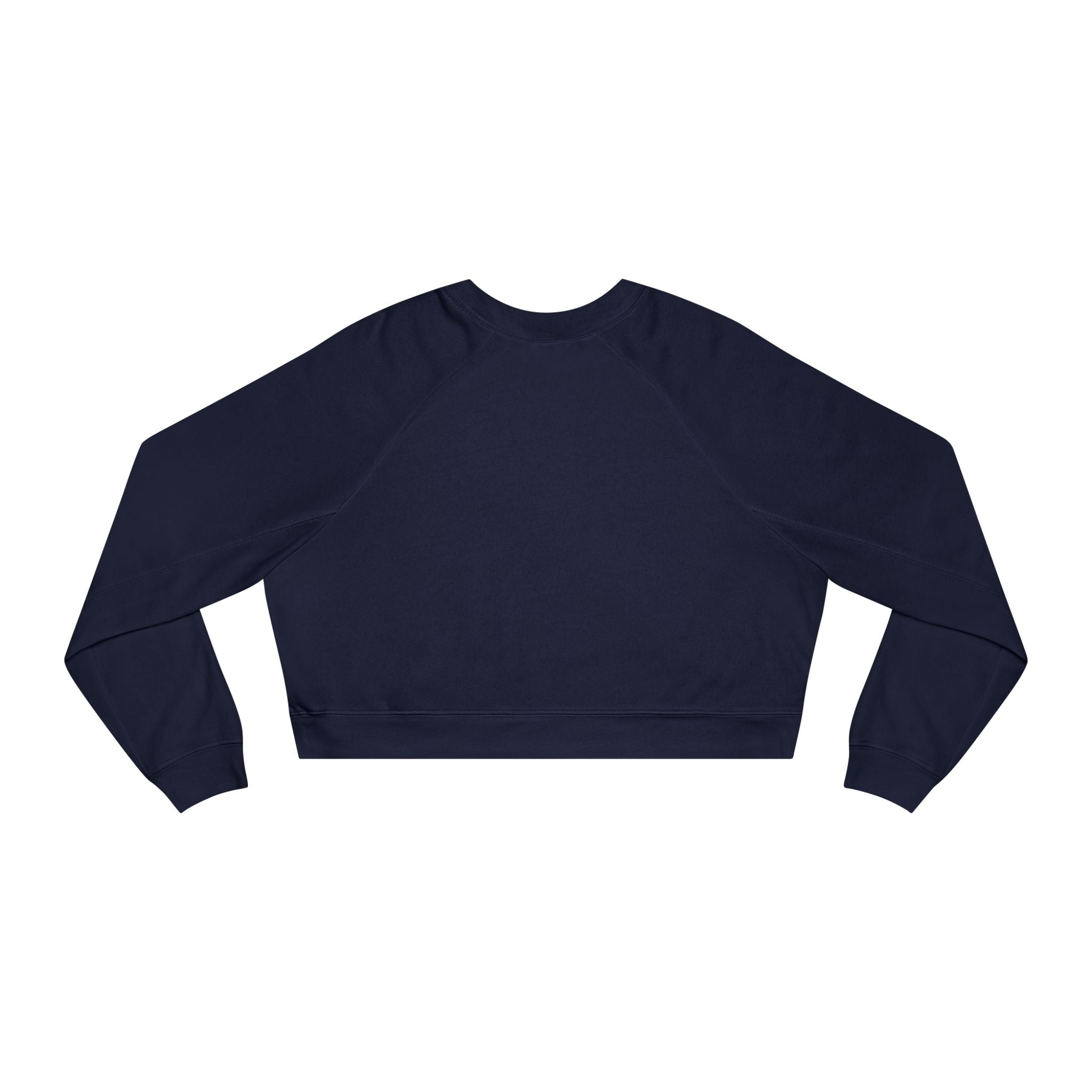 Cropped Pullover — Minimal Gold Moon, Star & Planet Graphic
