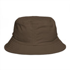 Brown Bucket Hat with Colorful Caterpillar Graphic