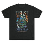 Trust God's Plan Butterflies T-Shirt — Butter-Soft Oversized Tee