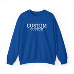 Embroidered Custom Vintage-Style Crewneck Sweatshirt