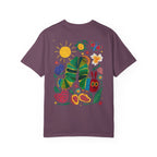 Custom Teacher Gift Caterpillar Garden T-Shirt — Colorful Children’s Storybook Graphic Tee