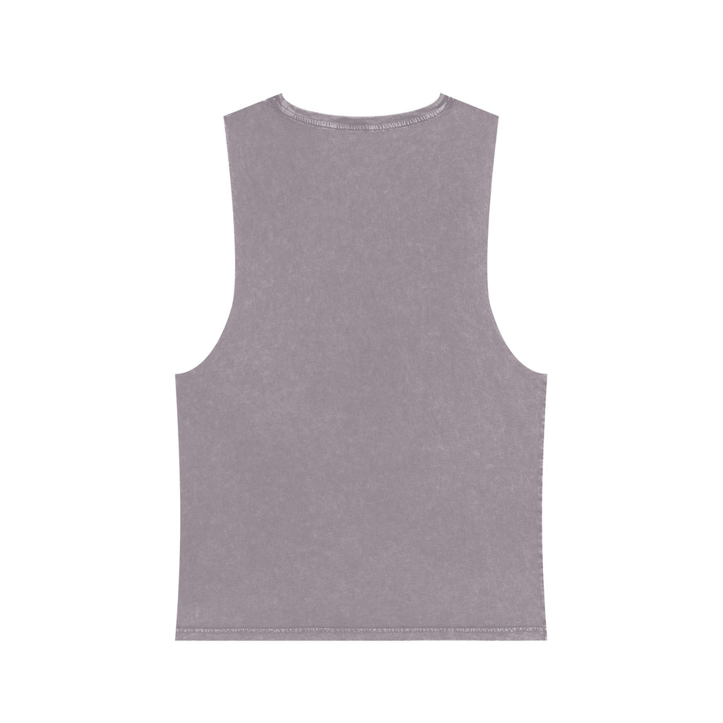 Tank Top — "By Their Fruits You Will Recognize Them" Vintage Stonewash Graphic