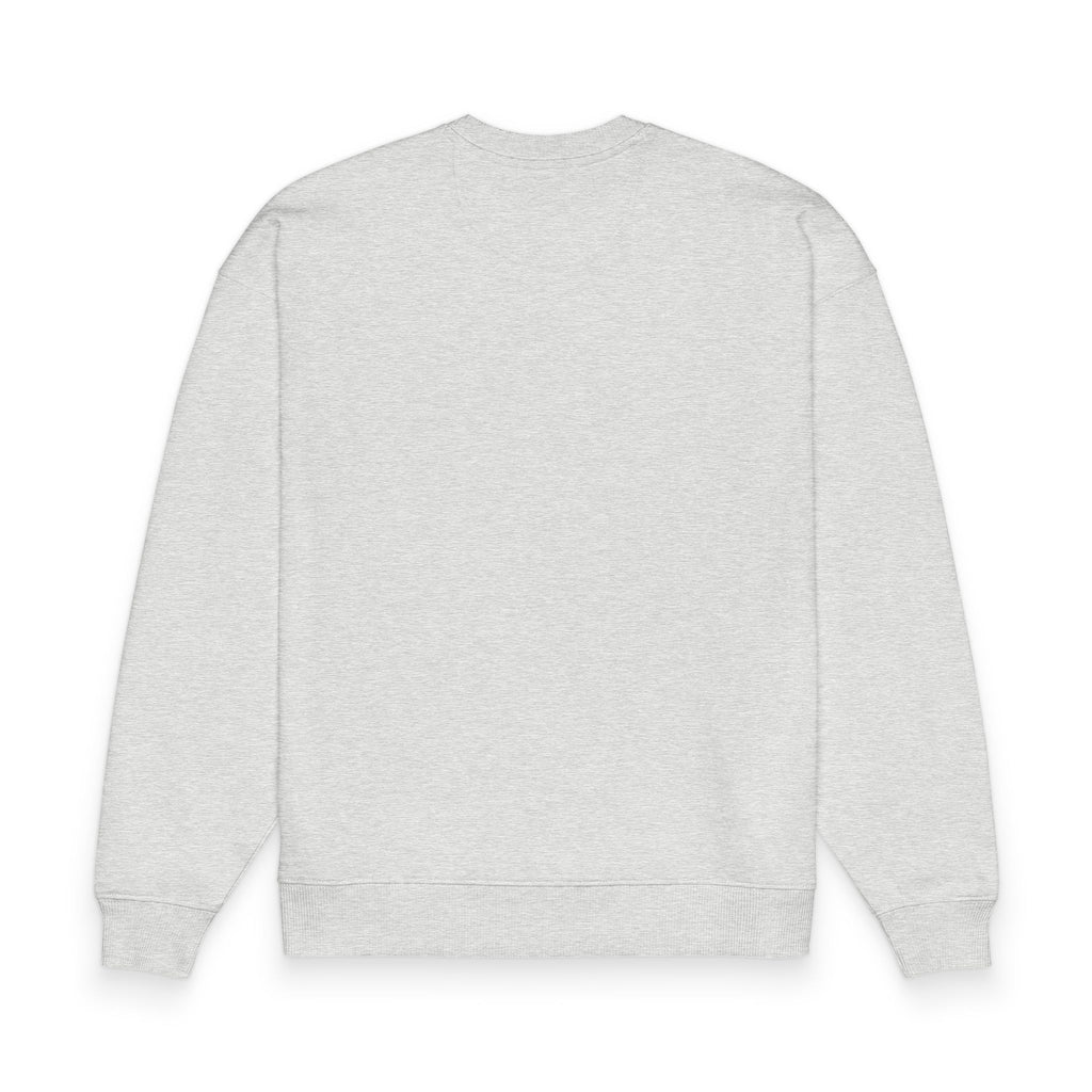 Custom Text Oversized Sweatshirt — Minimal Organic Crewneck