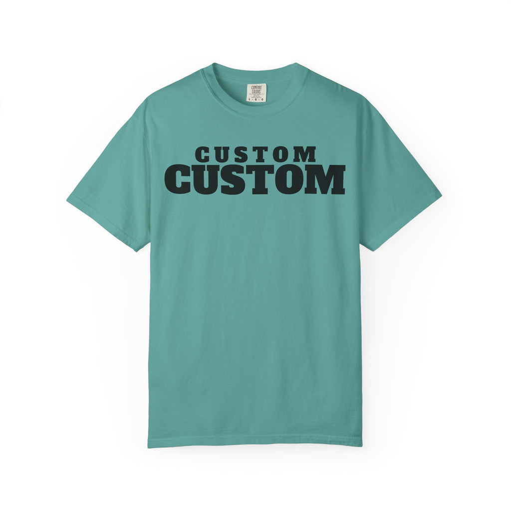 Custom Text T-Shirt — Personalized Bold Logo Tee
