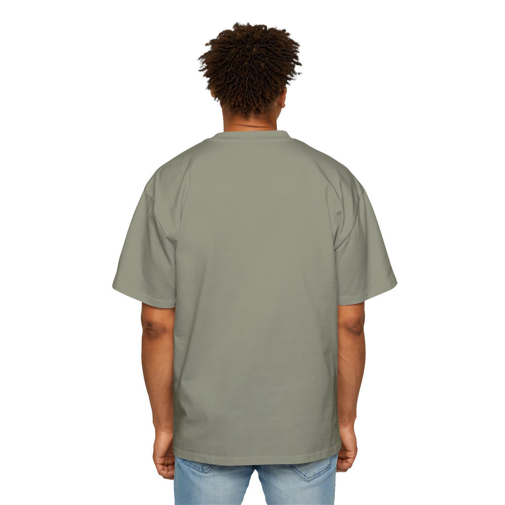 Custom T-Shirt - Custom Text Oversized Tee — Men's Personalized White T-Shirt