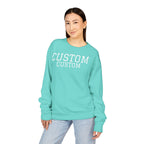 Custom Crewneck Sweatshirt — Vintage Garment-Dyed Comfort