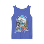Fishers of Men Tank Top — Christian Fishing Graphic Tank ("Follow Me and I Will Make You" Matthew 4:19)