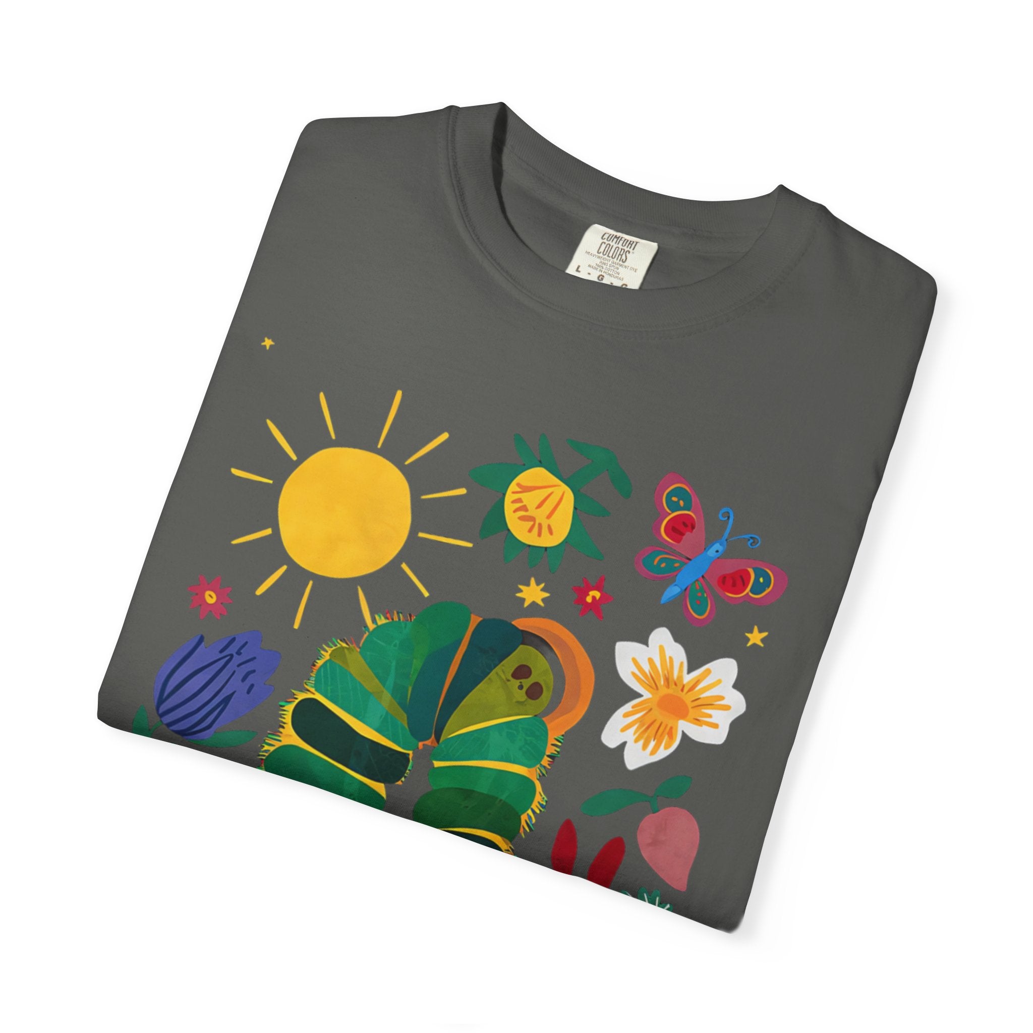 Very Hungry Caterpillar T-Shirt — Playful Teacher & Librarian Gift, Playful Spirit