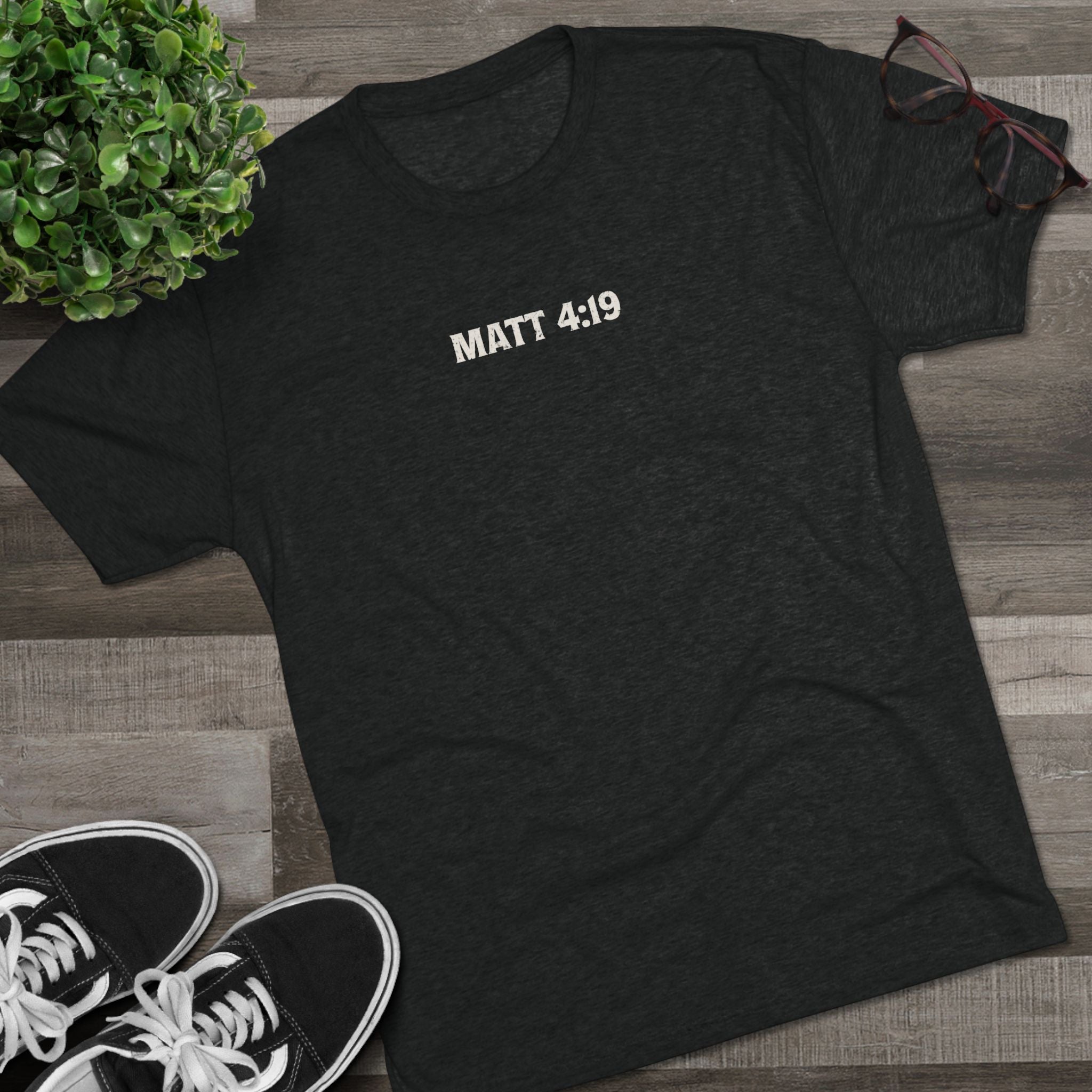 Follow Me and I Will Make You Fishers of Men Butter Soft Christian Tee