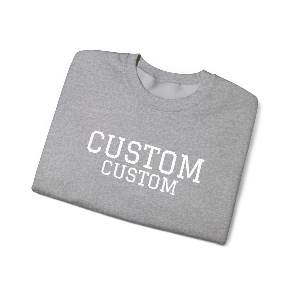 Embroidered Custom Vintage-Style Crewneck Sweatshirt