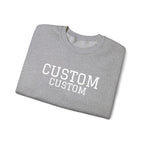 Embroidered Custom Vintage-Style Crewneck Sweatshirt