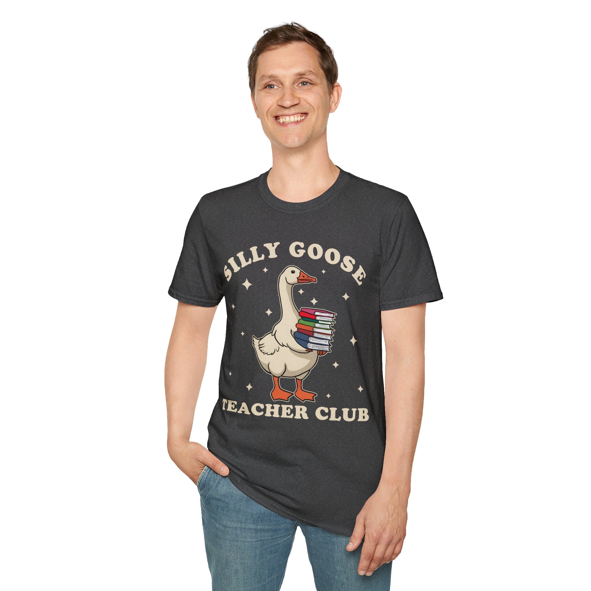 Silly Goose Teacher Club T-Shirt — Cute Teacher Graphic Tee
